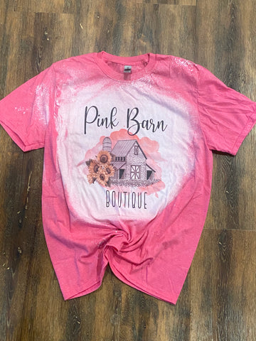 Pink Barn Tee